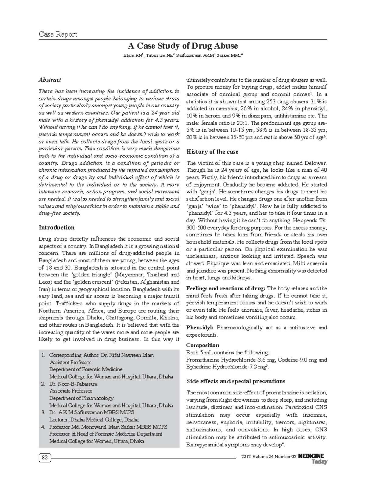 Case Study RN1: Drug Abuse and Addiction in Young Adults - Studocu