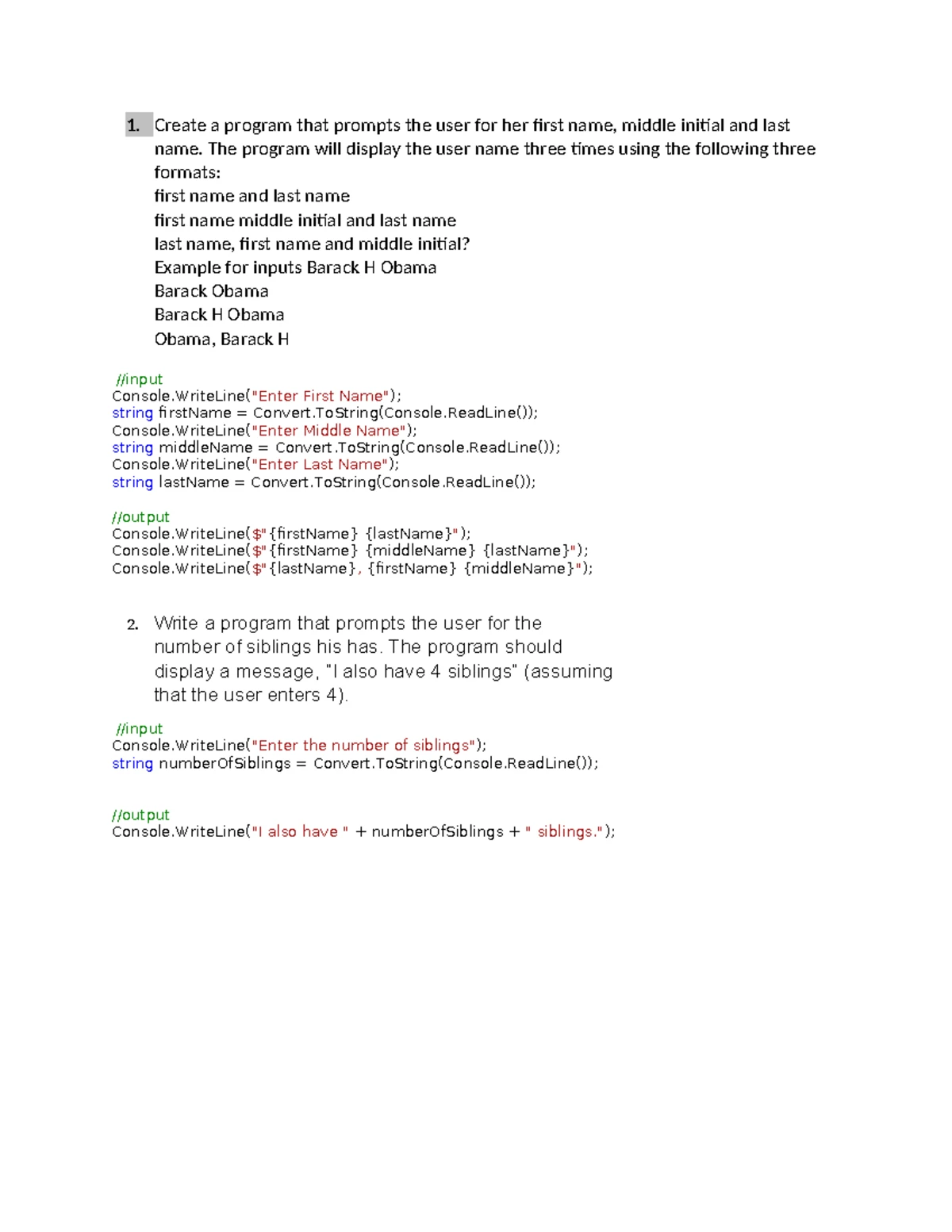 COMP100 Lab4: Do-While Loops Assignment & Exercises - Studocu
