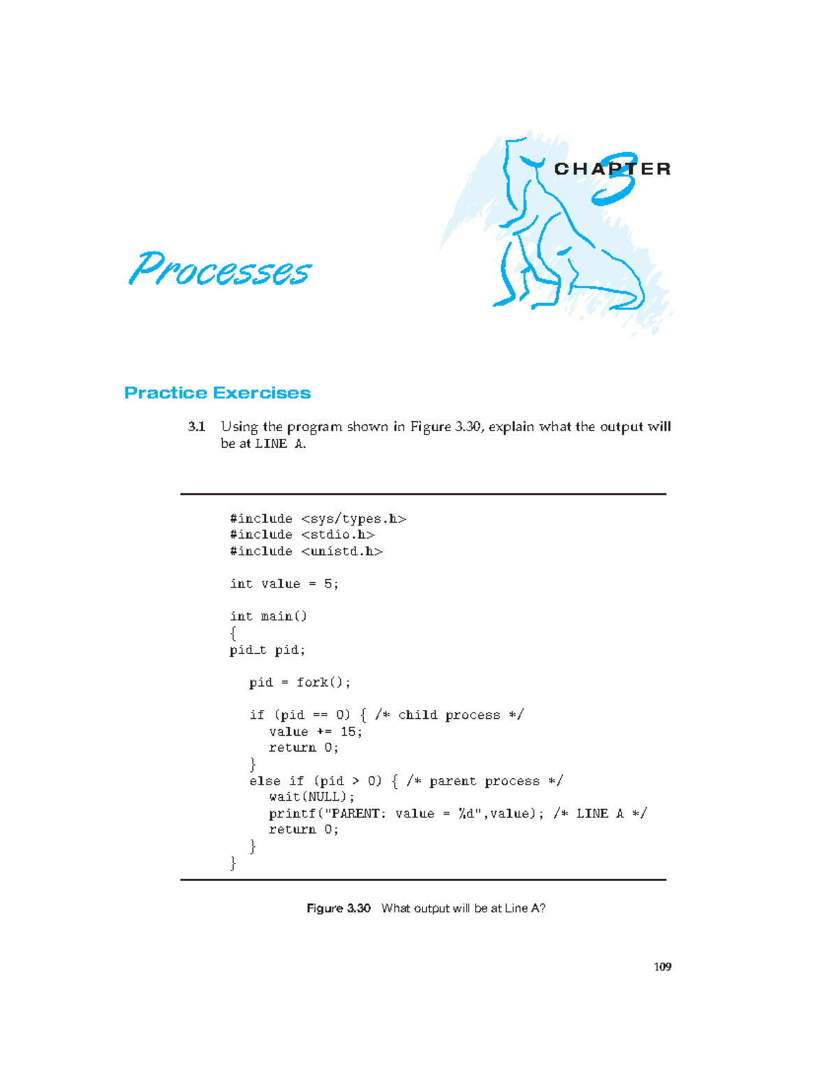 Operating System Concepts Exercise 3: Processes Practice Exercises ...