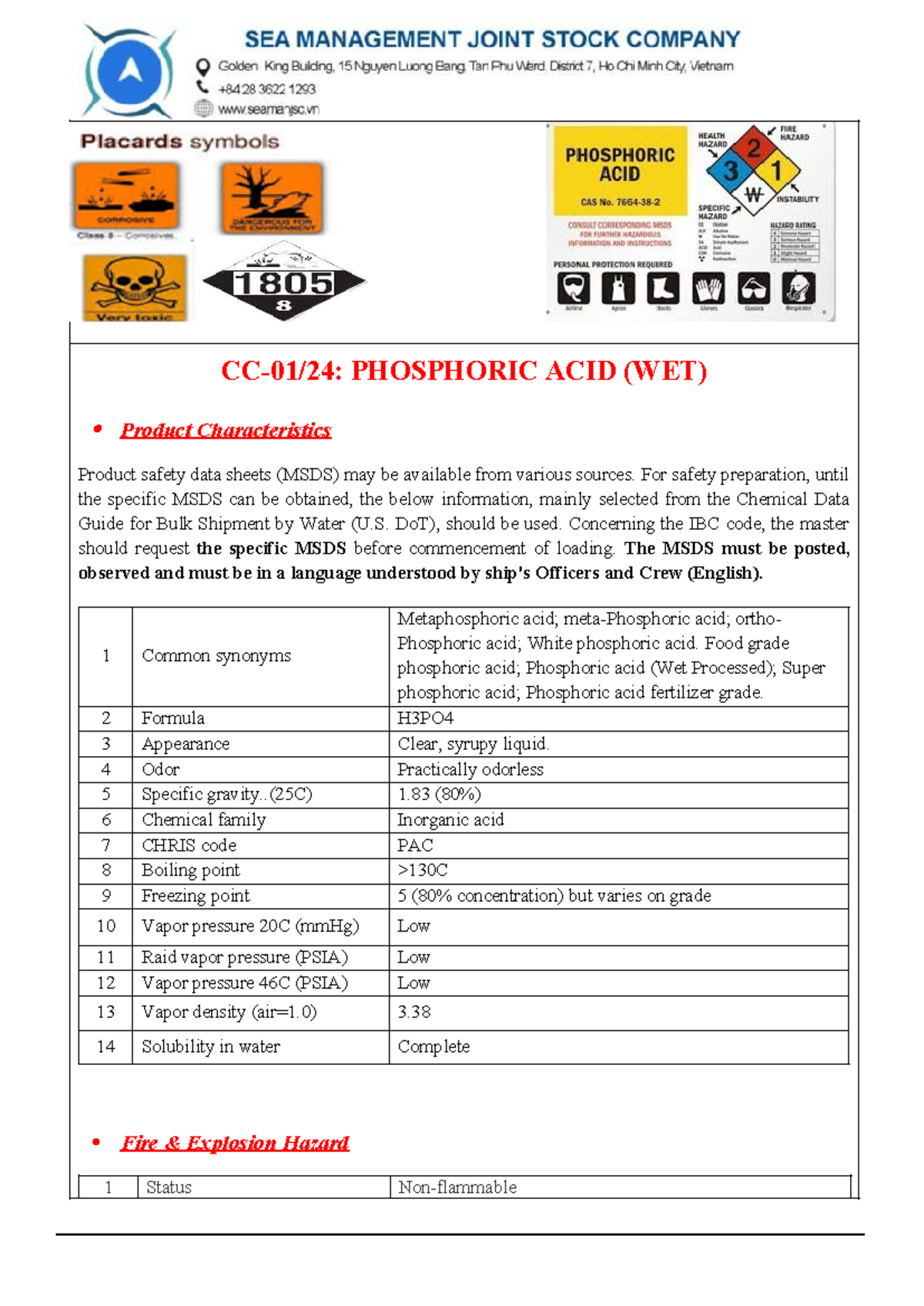 cargo-circular-phosphoric-acid-handling-safety-guidelines-studocu
