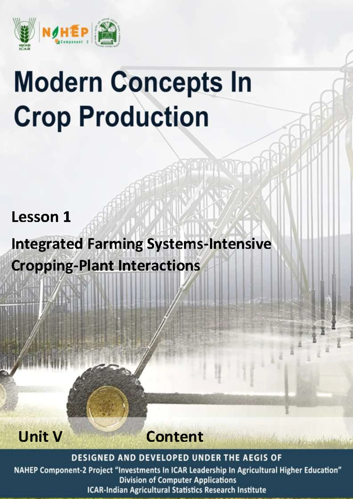 CI-I-Manual: Practical Guide for Kharif Crop Improvement (ASPG) - Studocu