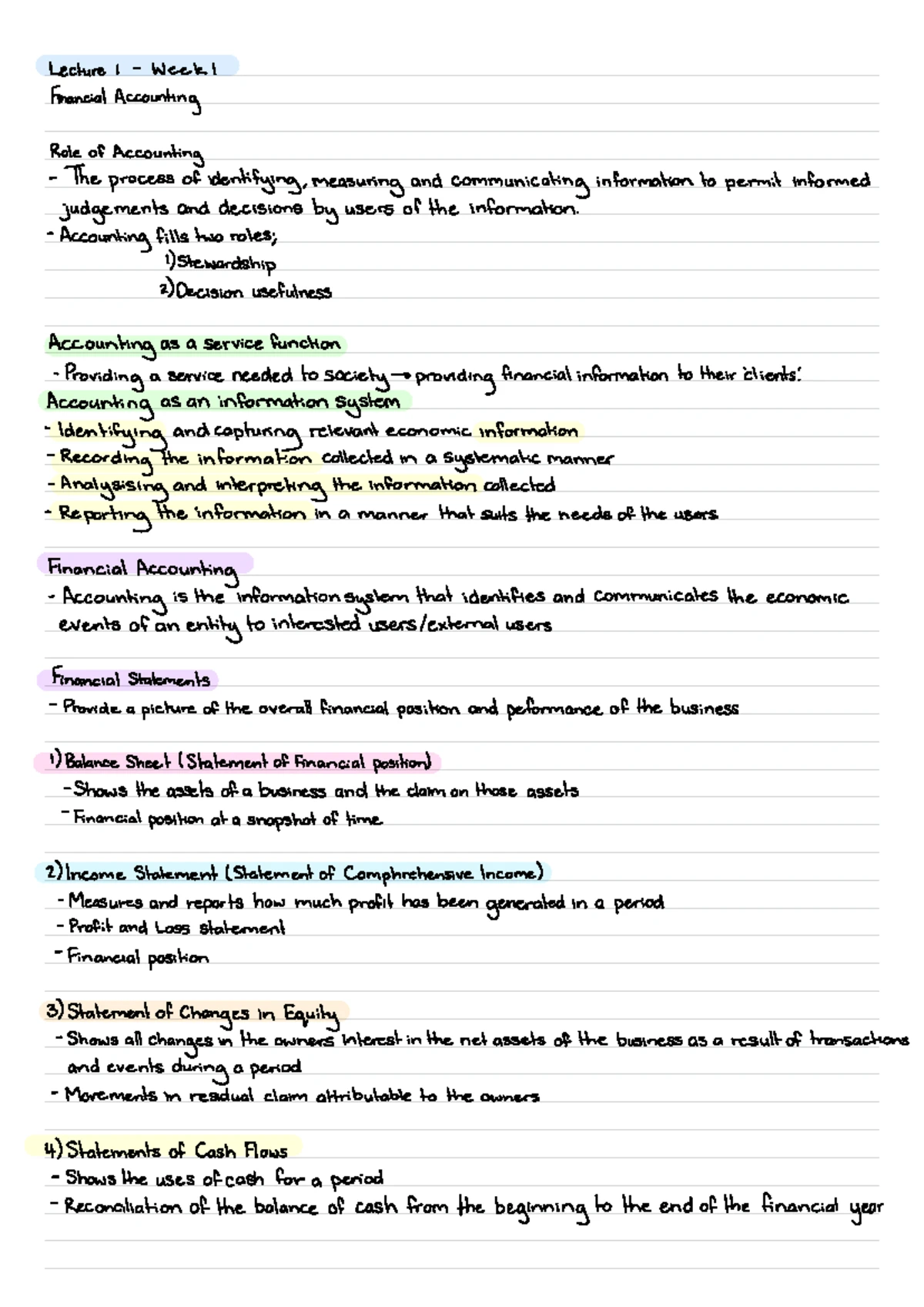 ACCT102 - Lecture Notes for Term 1 with Tutorial Activities - Studocu
