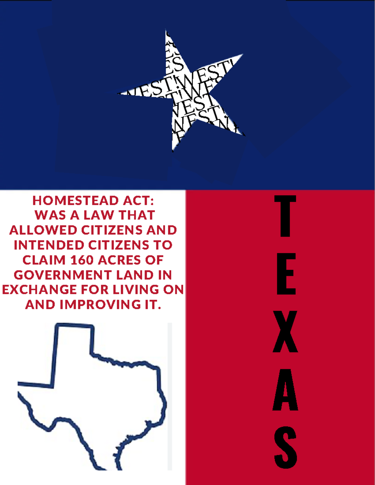Texas - a project homestead act - WEST! WEST! WEST! WEST! WEST! WEST ...