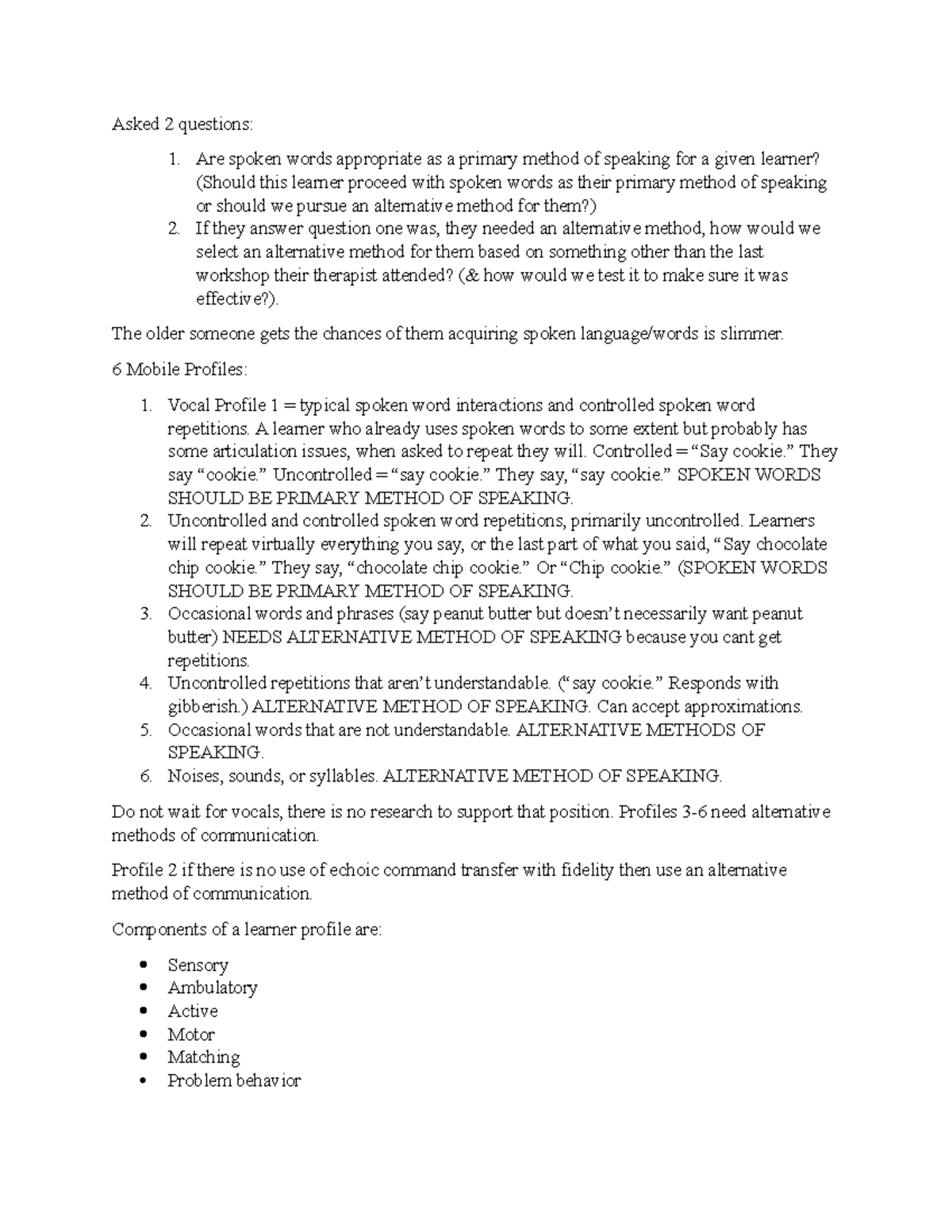 M.Brooks Foxylearning-Alternative Methods of Speaking - Asked 2 ...