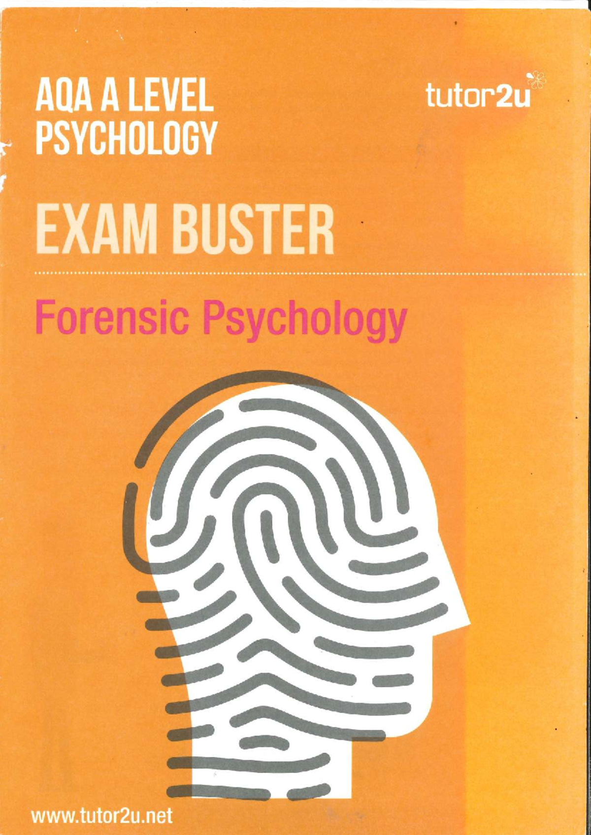 AQA A LEVEL PSYCHOLOGY: FORENSIC PSYCHOLOGY PROFILING STUDY GUIDE - Studocu