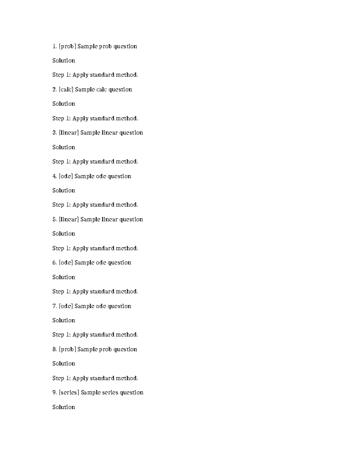 Math 8953 & 8943: Sample Questions & Solutions Guide - Studocu