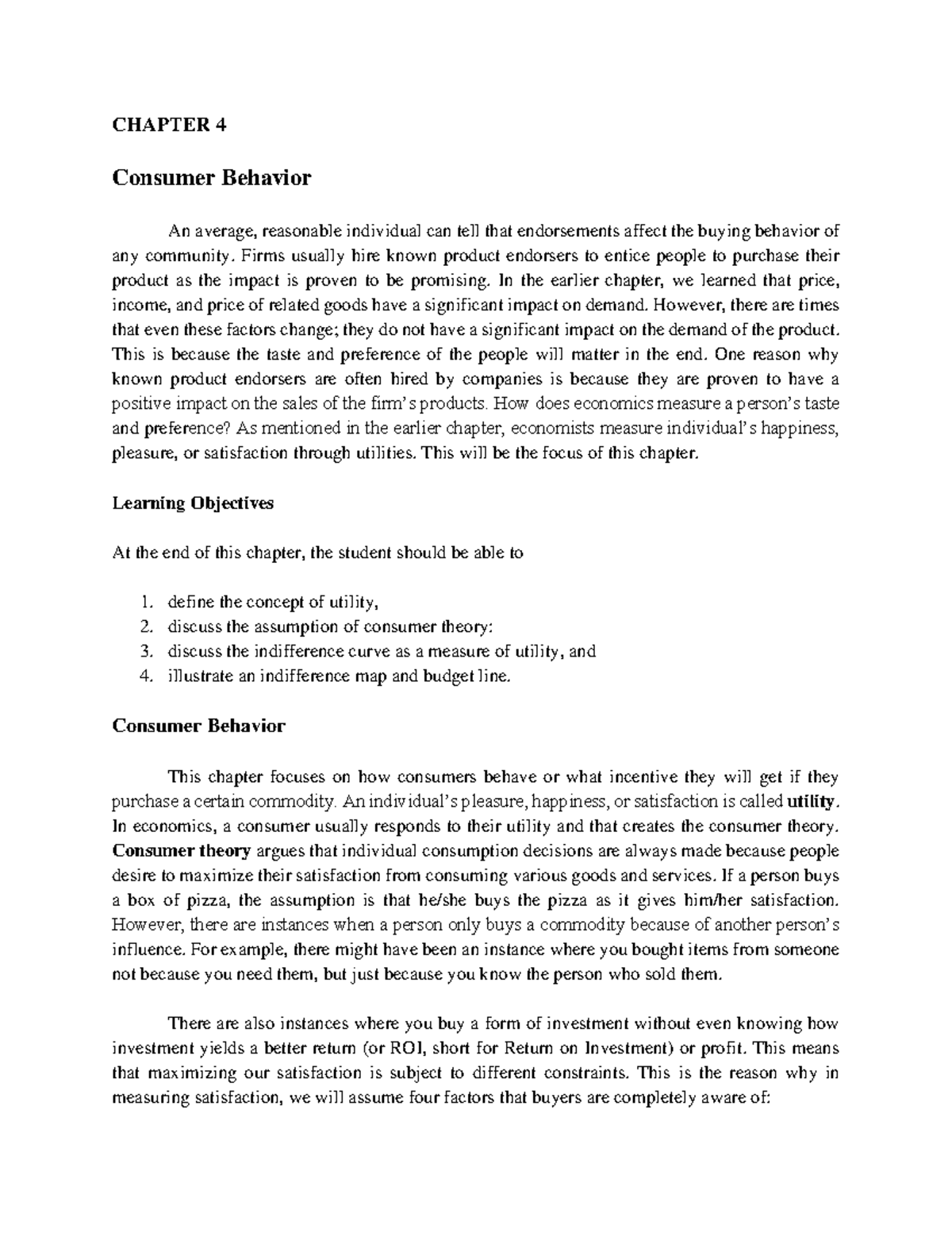 Chapter-4-Consumer-Behavior 241009 212929 - CHAPTER 4 Consumer Behavior ...