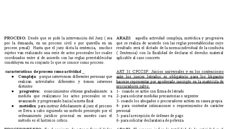 Procesooooo - repaso - PROCESO: Desde que se pide la intervención del ...