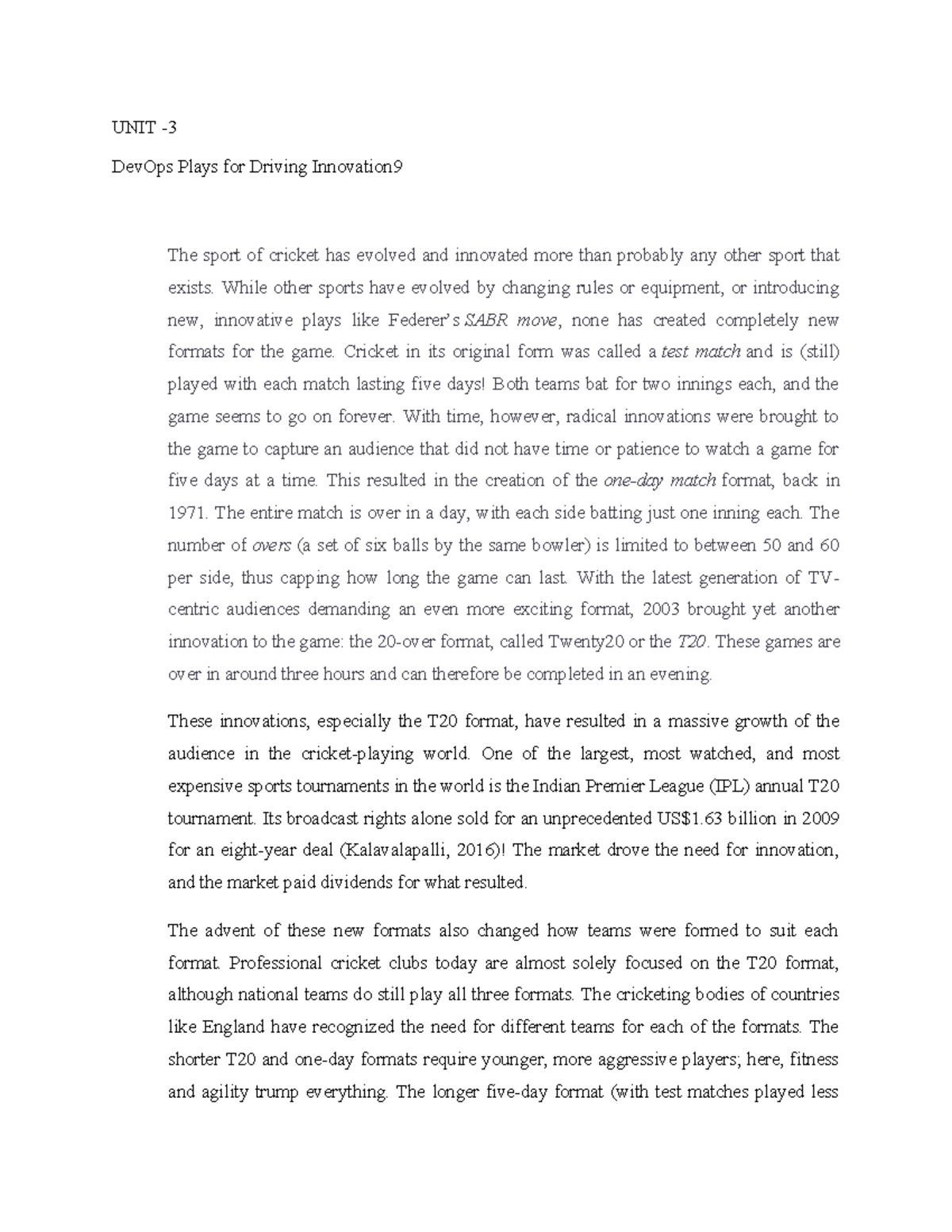 Devops unit 3 - Text Book - UNIT - DevOps Plays for Driving Innovation ...