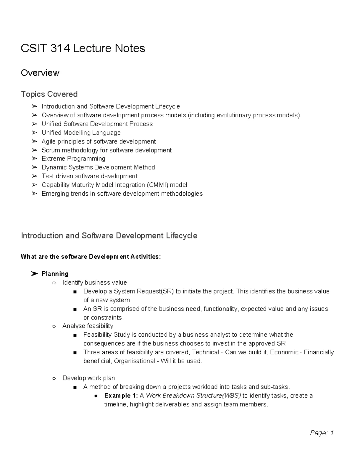 CSIT314 Final Exam Paper - Software Development Methodologies S2 2022 ...