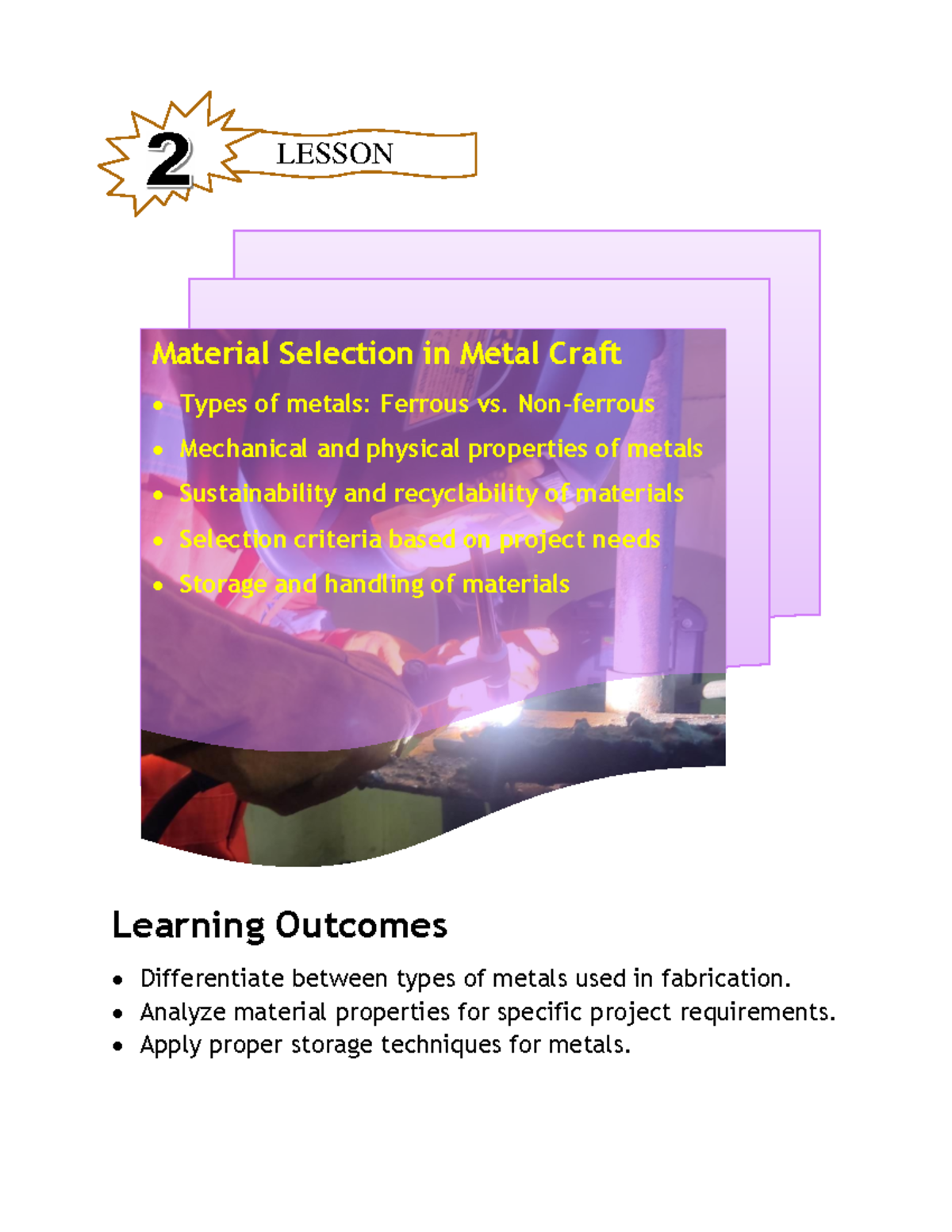 Lesson 2 - Material Selection in Metal Craft: Ferrous vs. Non-Ferrous ...
