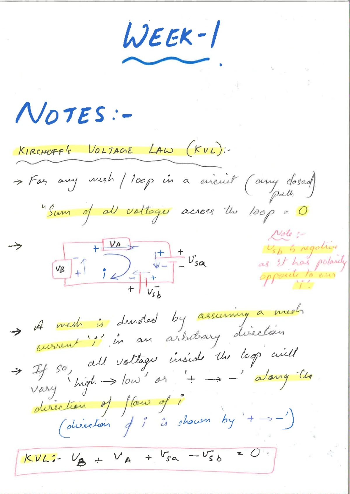 T01 All - Tutorial 1 Exercise without solution - Electronics and ...