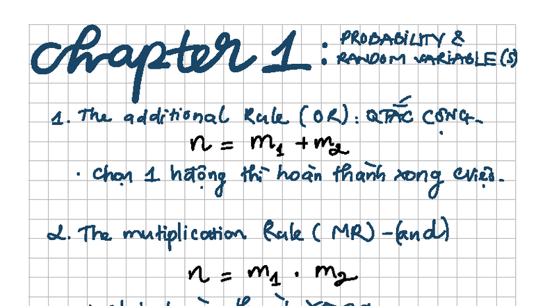 CHAP1 - Probability Concepts and Random Variables (Course Code ...
