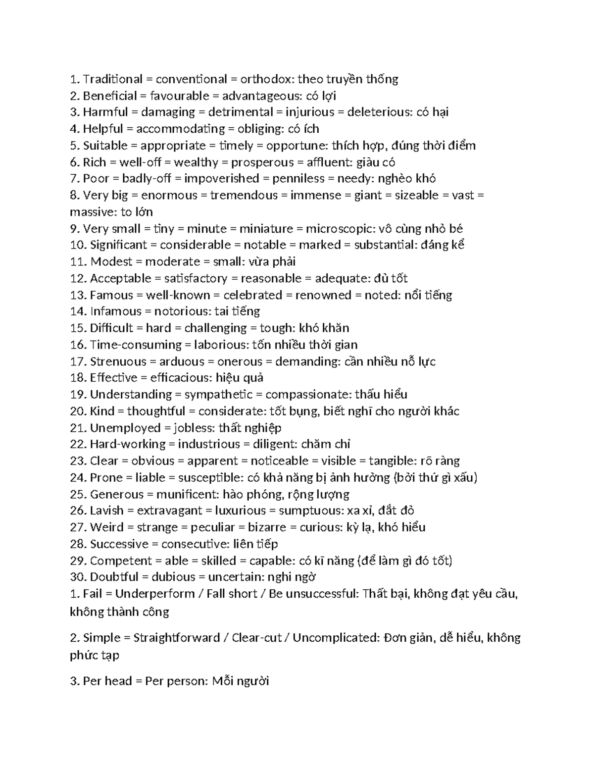 Collocations and Synonyms: A Comprehensive Guide - Studocu
