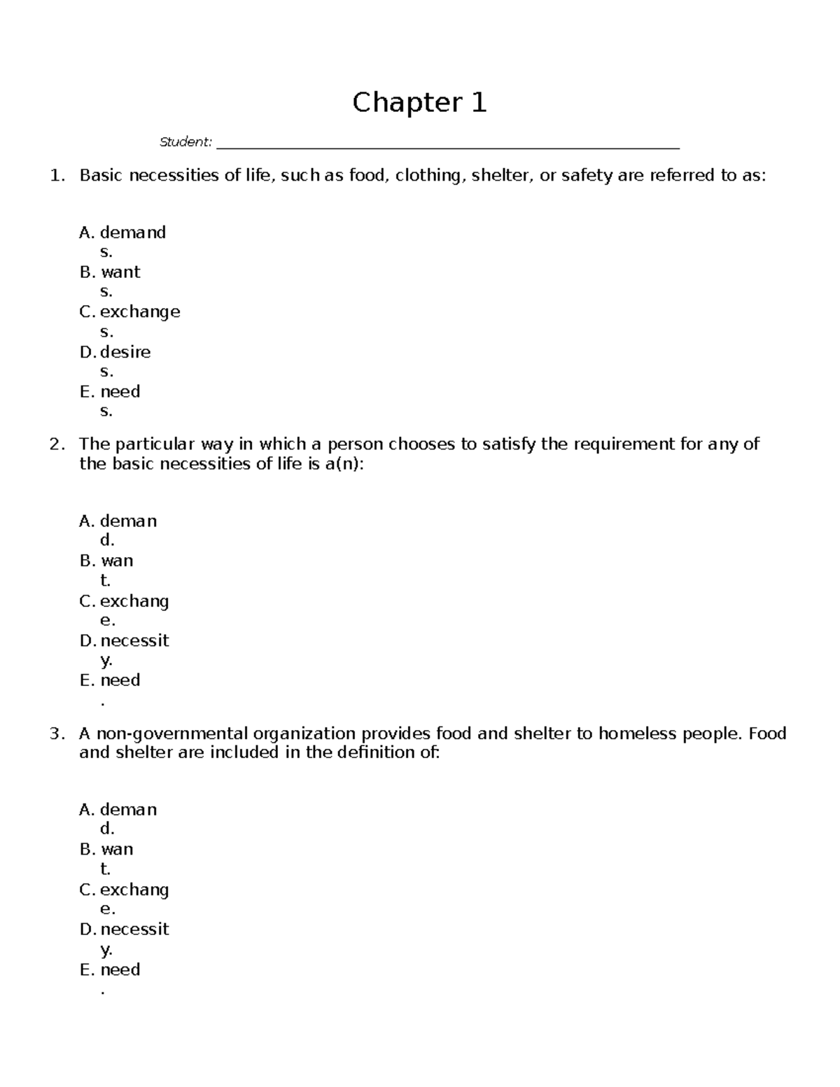 Chapter 1 - Lecture notes 1 - Chapter 1 Student: - Studocu