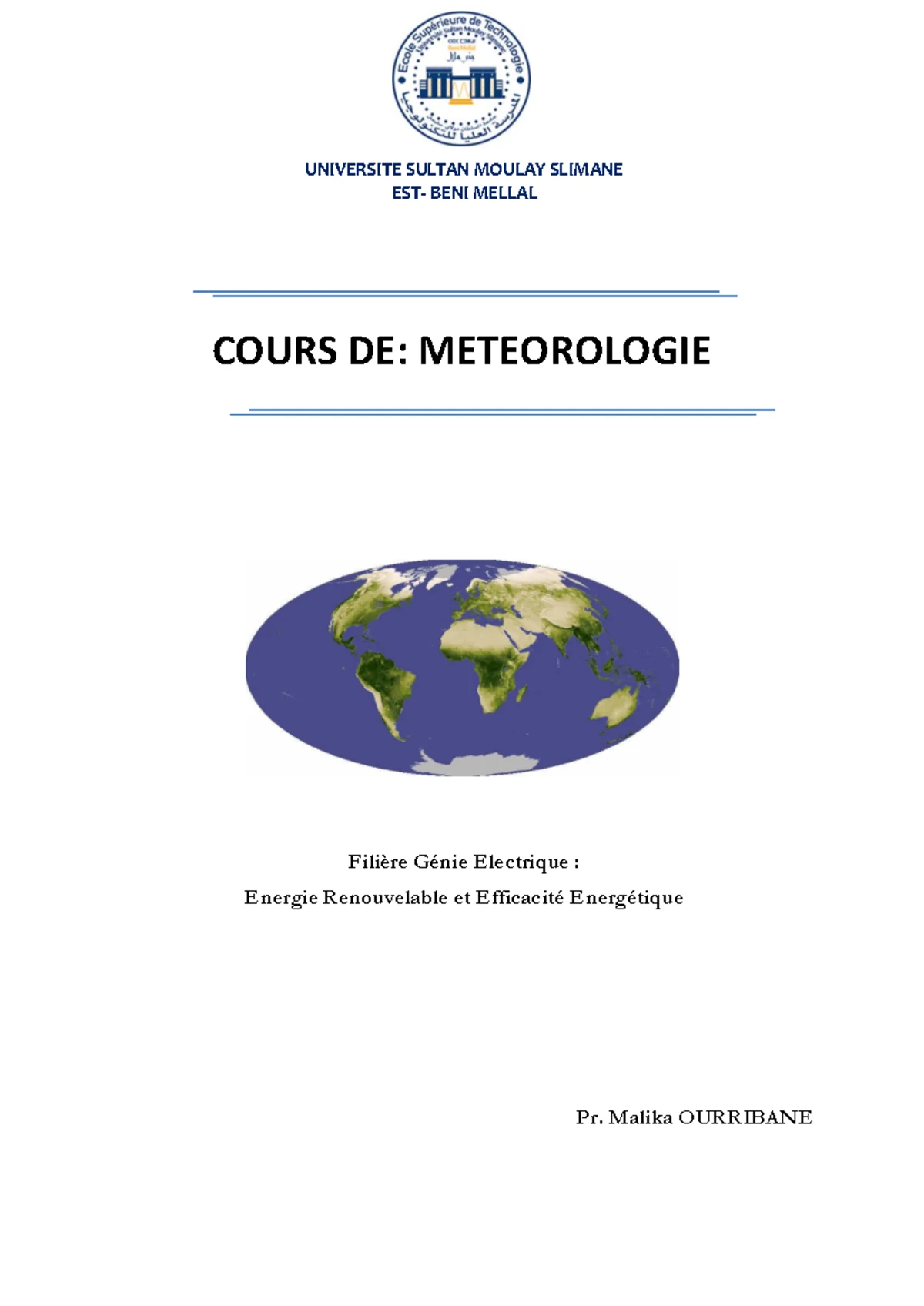 Généralités sur la Métrologie - Chapitre I (Cours 2019) - Studocu