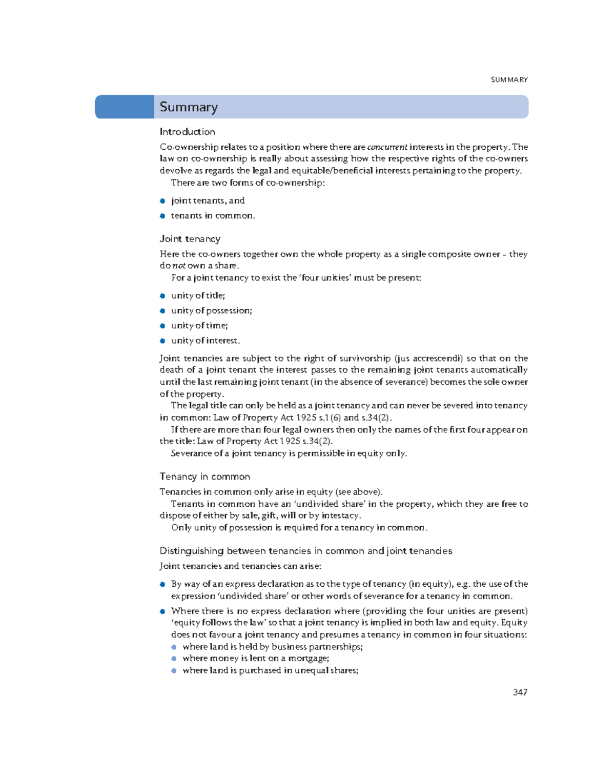 Co-Ownership Law: Understanding Joint Tenancy vs. Tenancy in Common ...