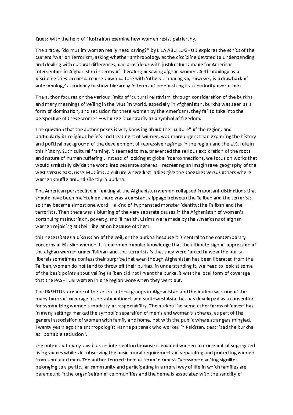 Walby SY Gender, Class & Stratification: A New Analytical Approach ...
