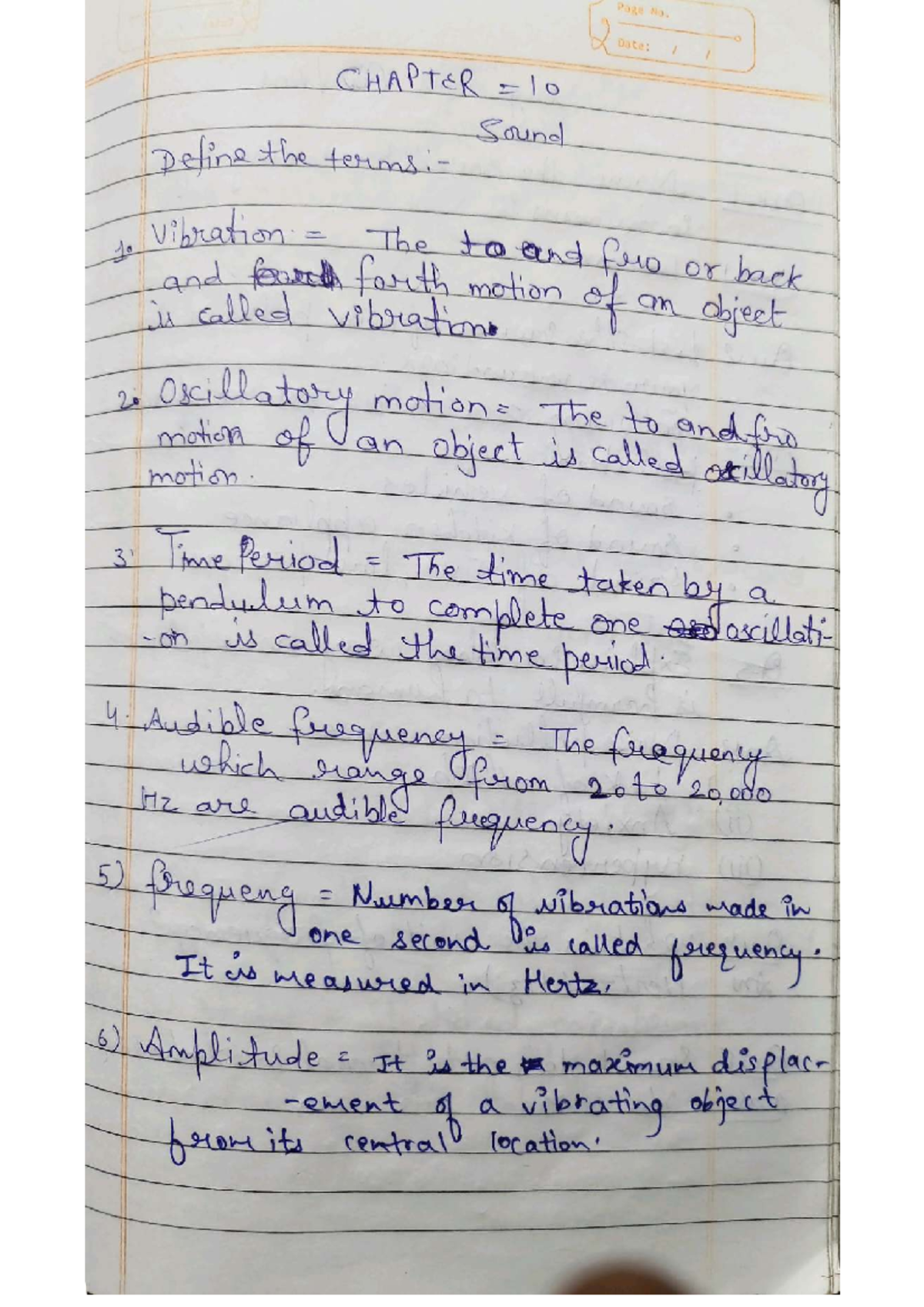 Class 8 Science: Chapter 10 - Sound and Its Properties - Studocu