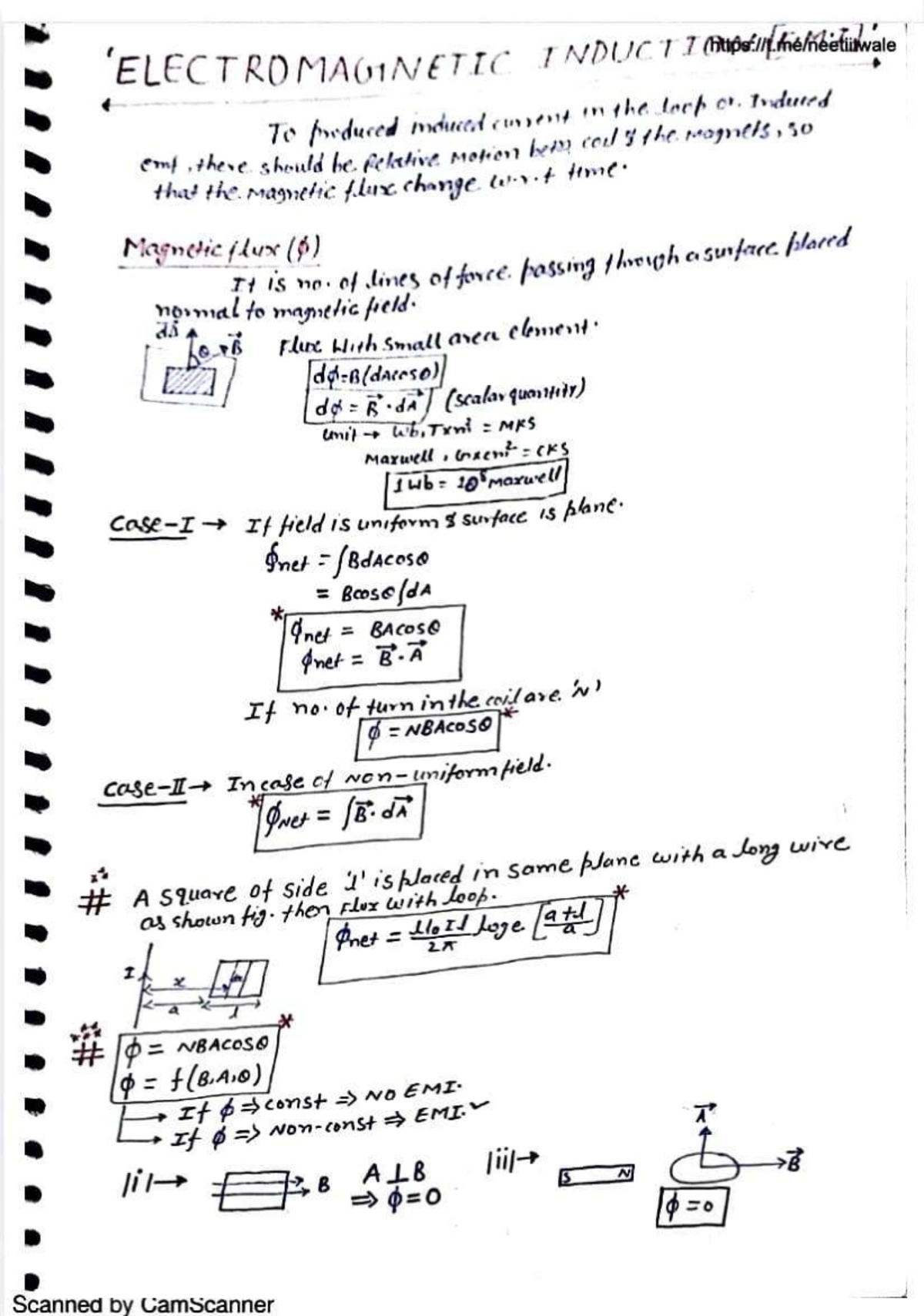 Induced Current and Electromagnetic Induction Concepts (PHYS 101) - Studocu