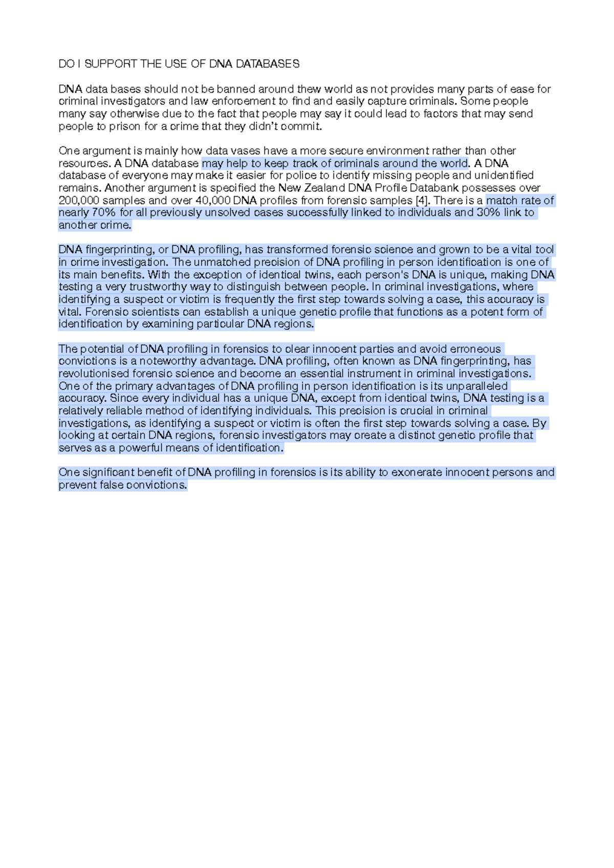 Forensics 101: The Importance of DNA Databases in Criminal Justice ...