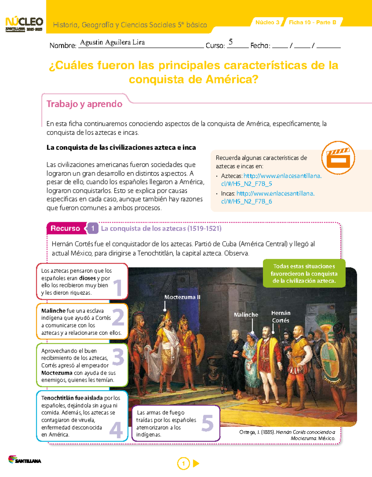 Conquista de América: Características de Aztecas e Incas - 5º Básico ...
