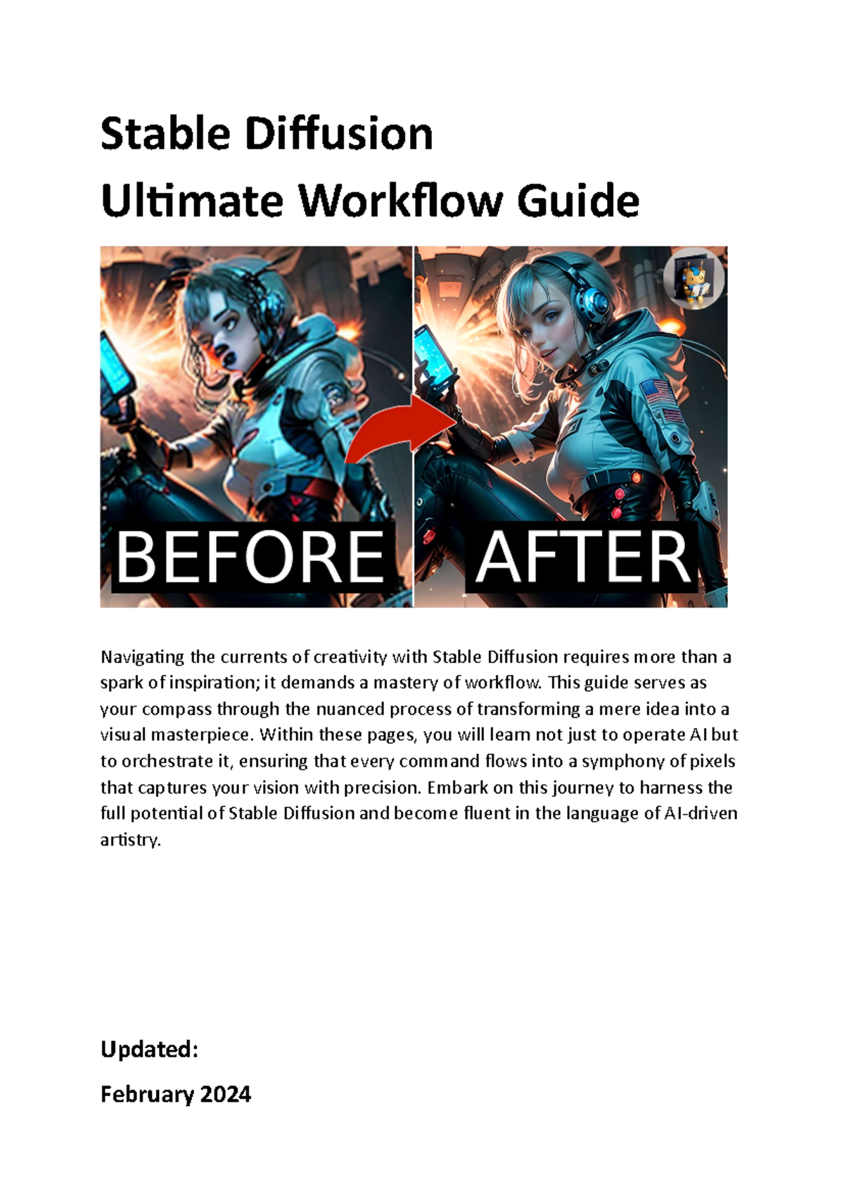 FREE Ultimate Workflow Guide - Stable Diffusion UlƟmate Workflow Guide ...