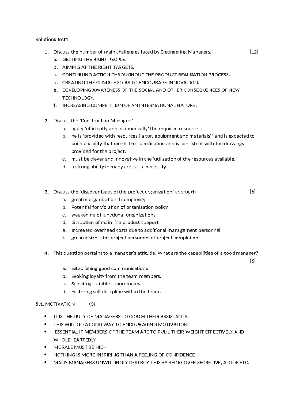 ENGR 101: Solutions to Engineering Management Challenges and Strategies ...