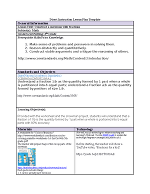 Lp direct instruction lesson plan template (2) - Direct Instruction ...