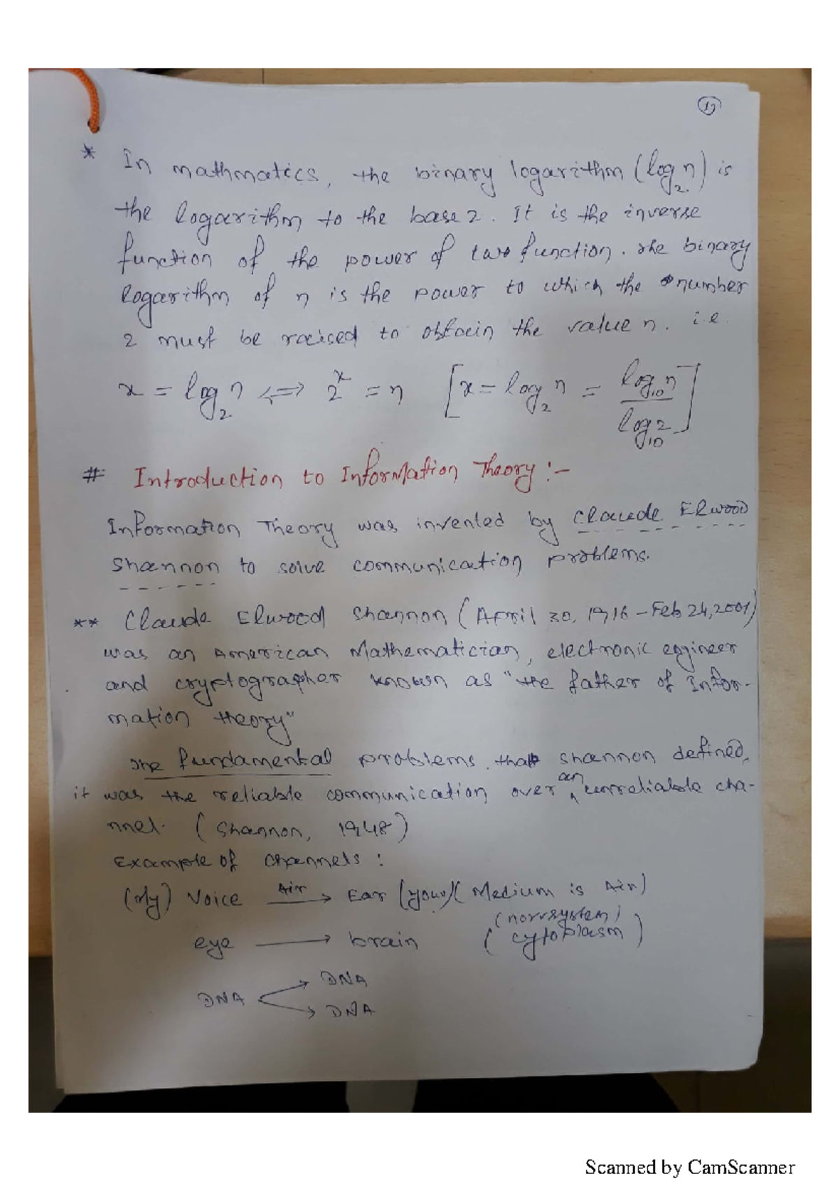 Note-1 Cyclic code - Lecture notes 1 - Information Theory And Coding ...