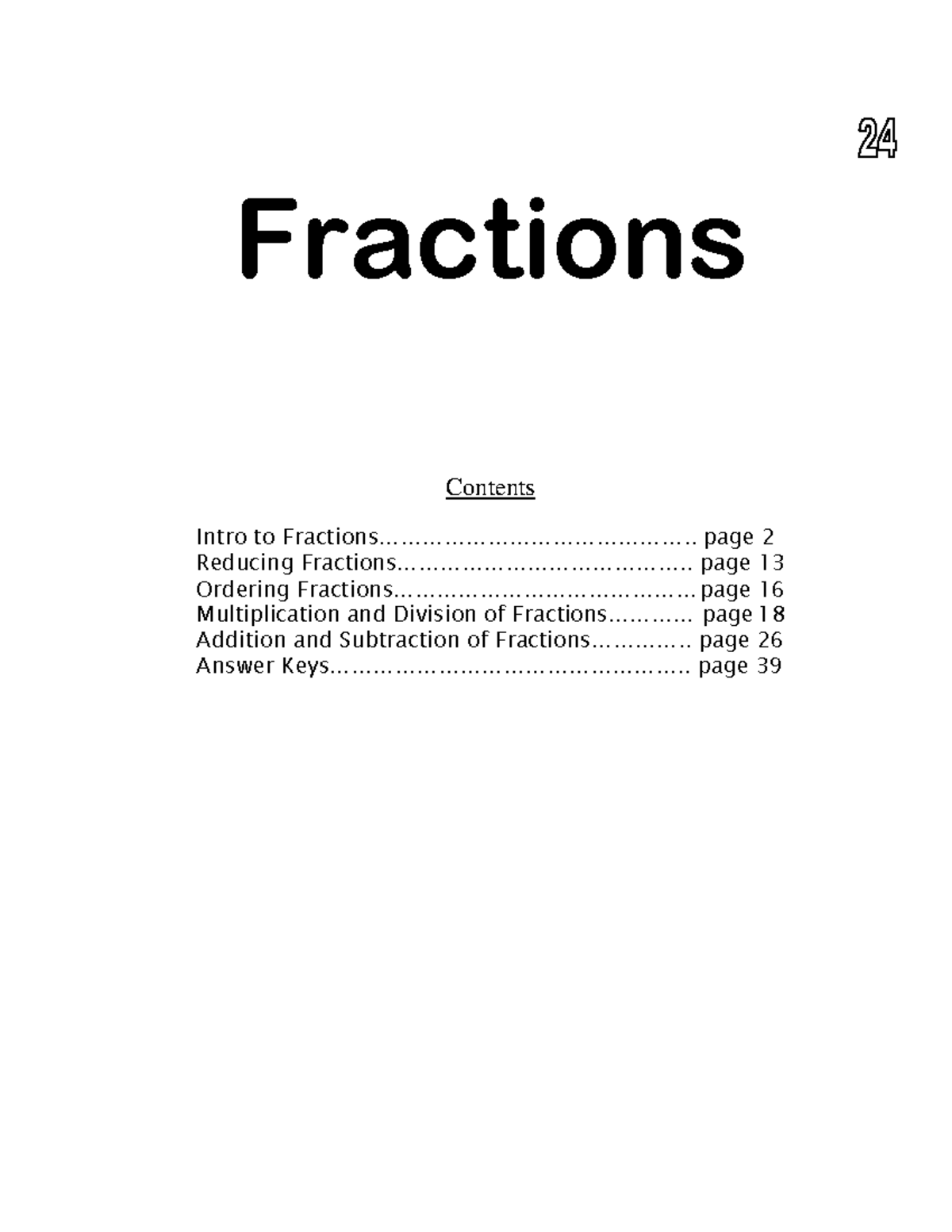 MATH Part 3 - Understanding Fractions (CSE) - Studocu