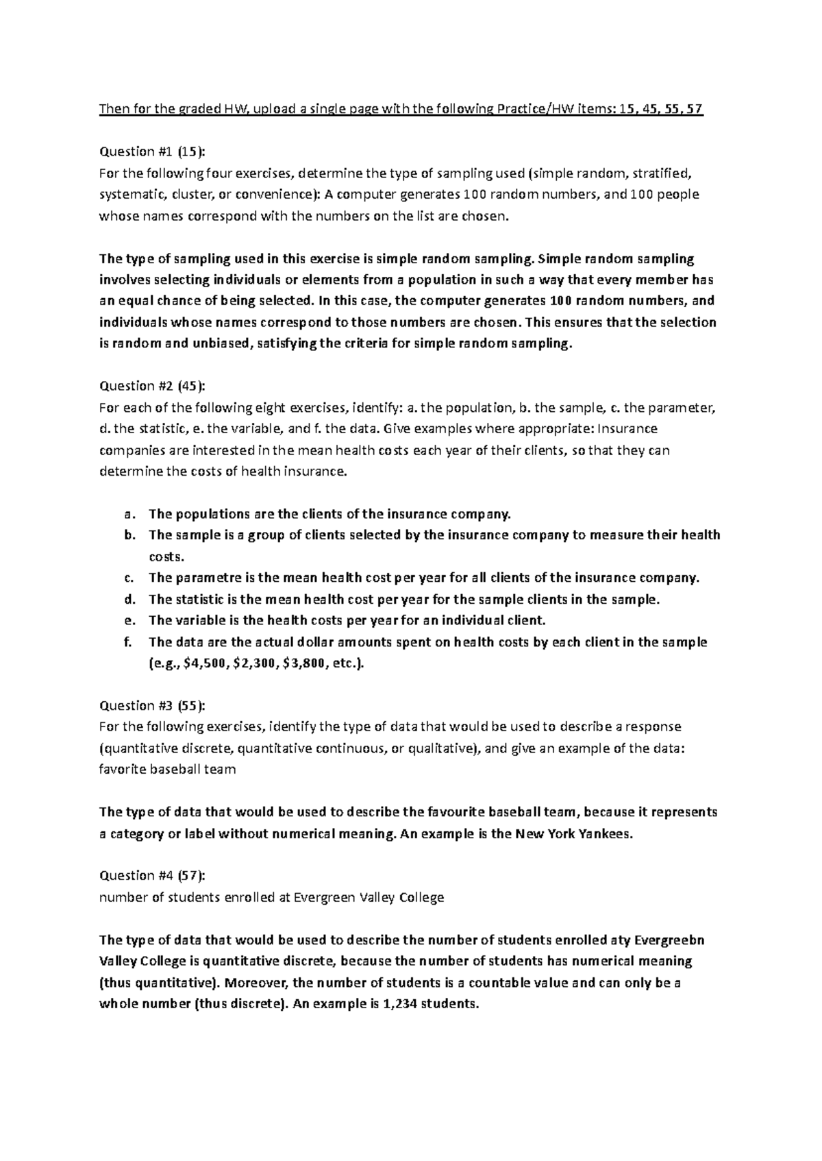 2205-WK1 - in class lecture notes & readings - Then for the graded HW ...