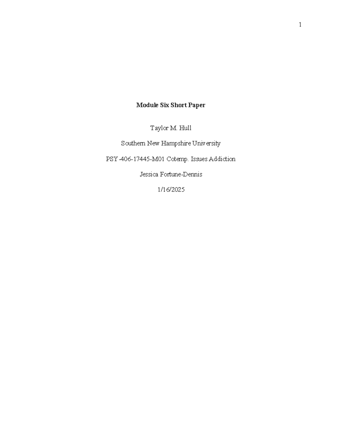 Psy 406 Effective Communication Strategies - Module Six Short Paper ...