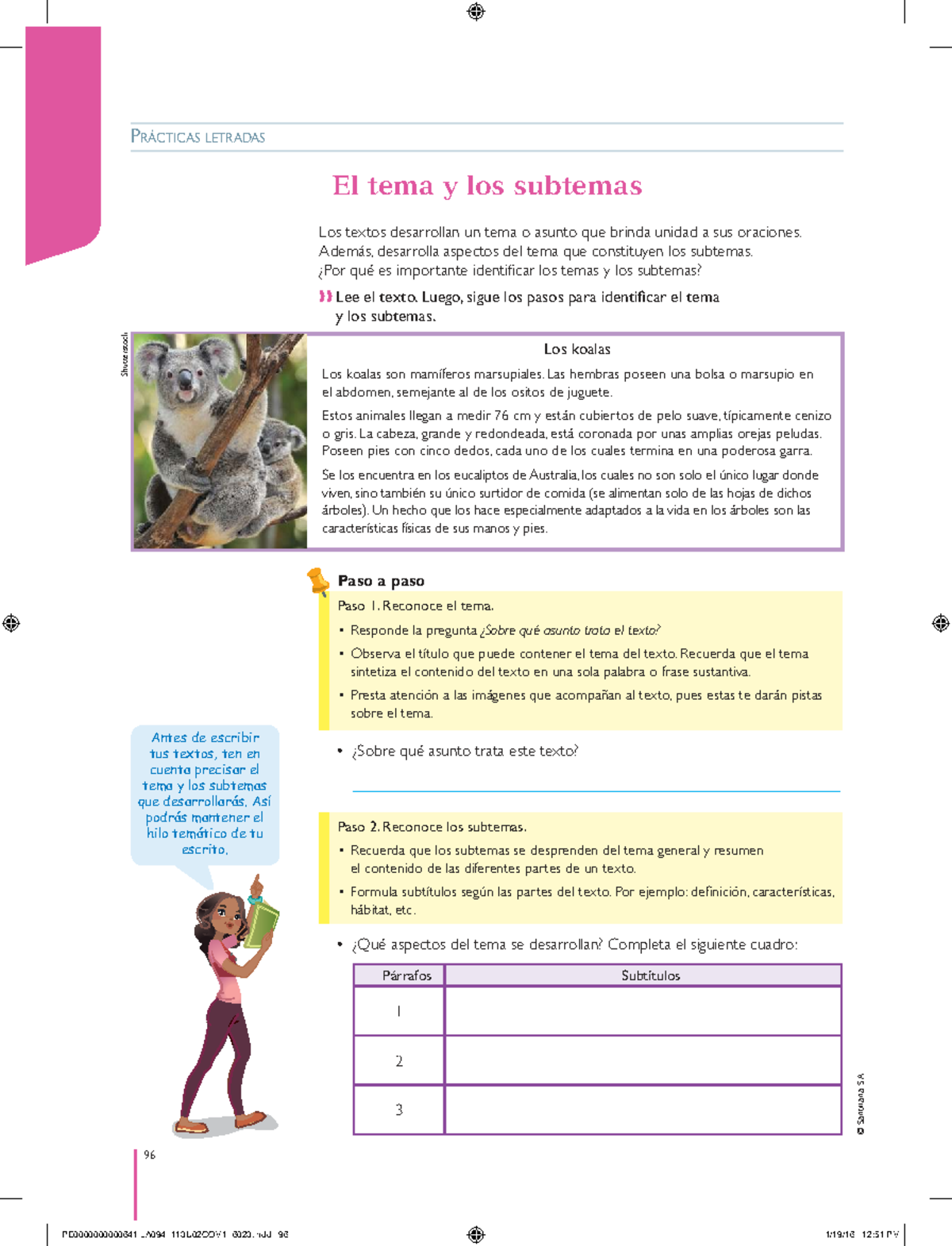 Identificación de Tema y Subtemas en Textos Académicos - Studocu