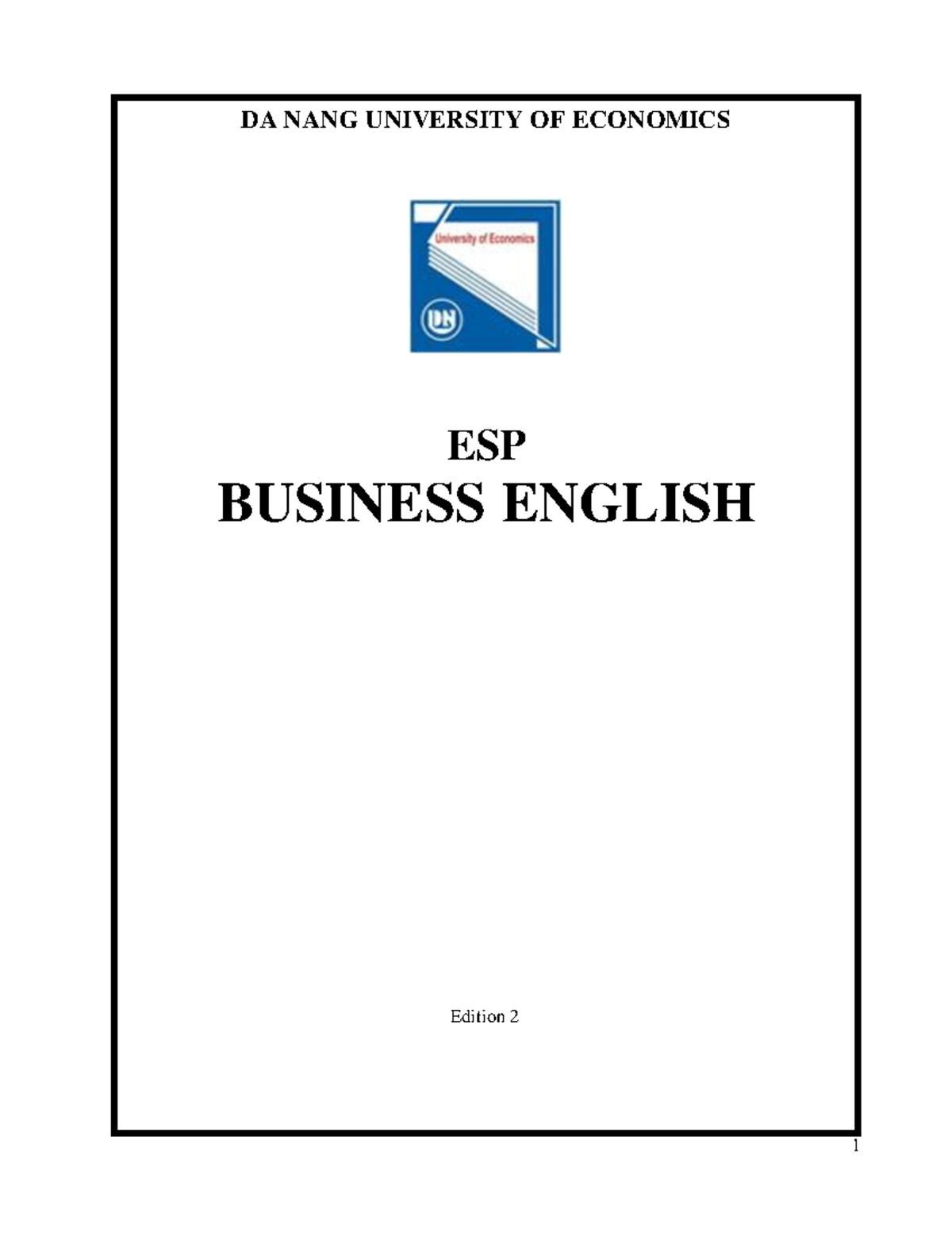 Business English ESP Final Exam Study Guide (Edition 2) - Studocu