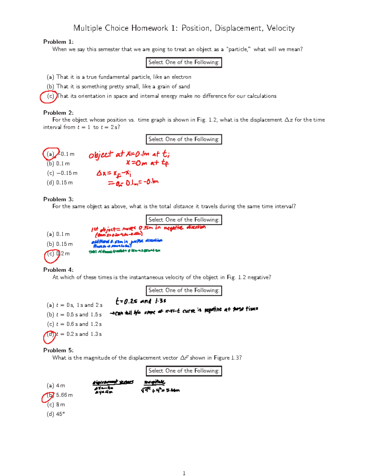 Distance, Displ… | Free Interactive Worksheets | 4186288, image size:1200x1553