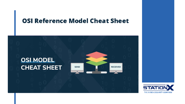 OSI Reference Model Cheat Sheet for Networking Studies - Studocu