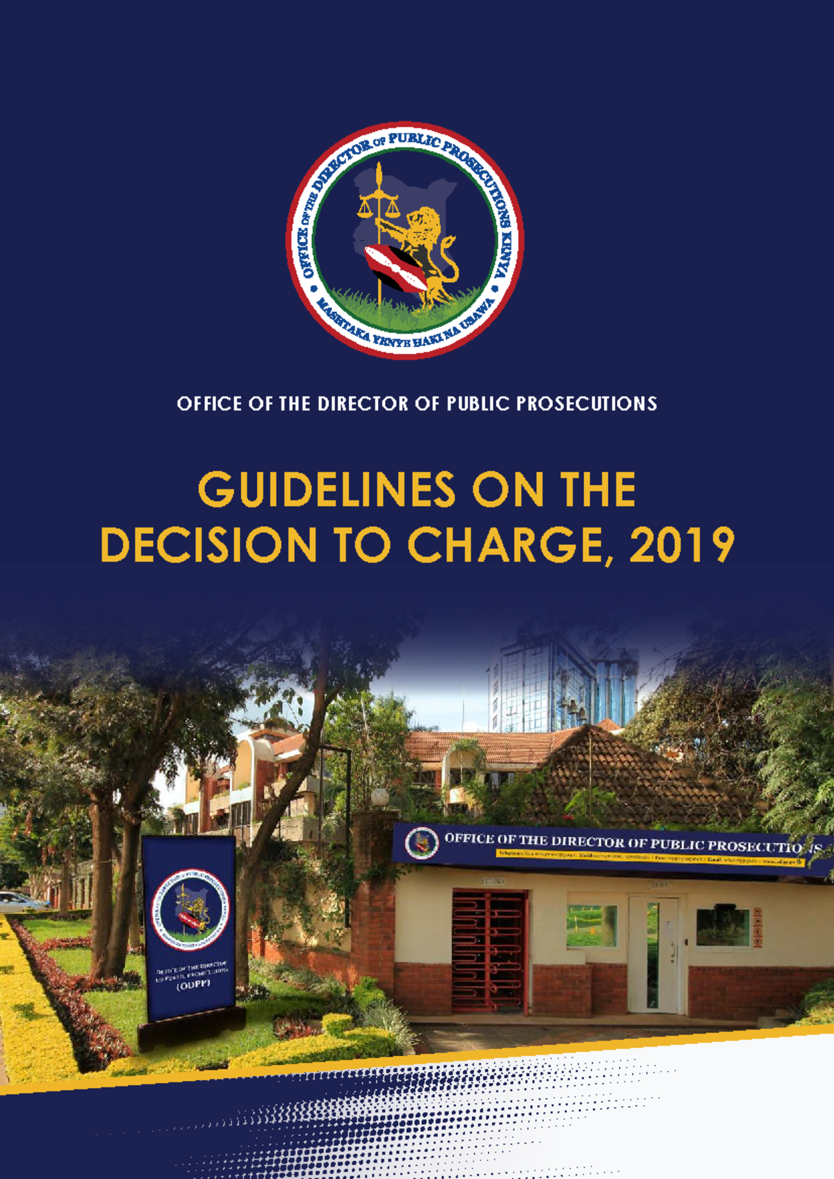 Guidelines on the Decision to Charge (2019) - ODPP Document - Studocu