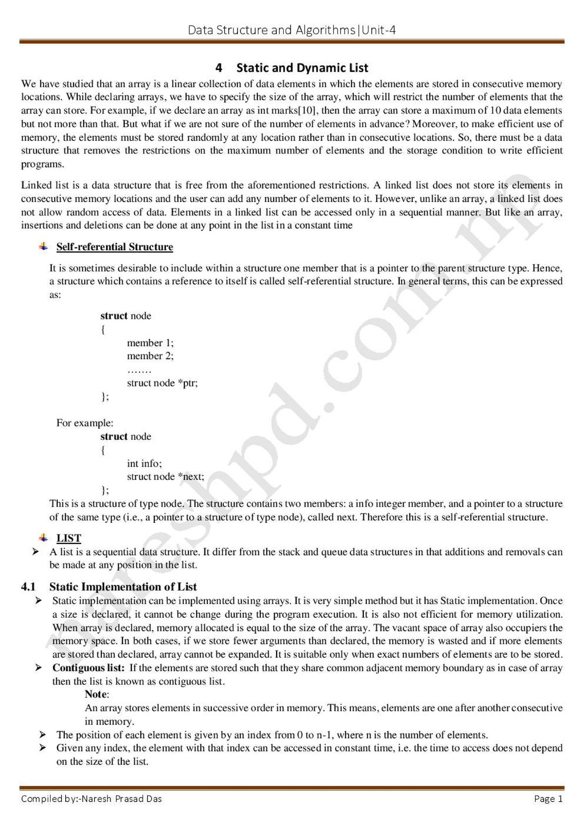 DSA Unit 4 - DSA Unit 4 - Computer And Application Software Packages ...