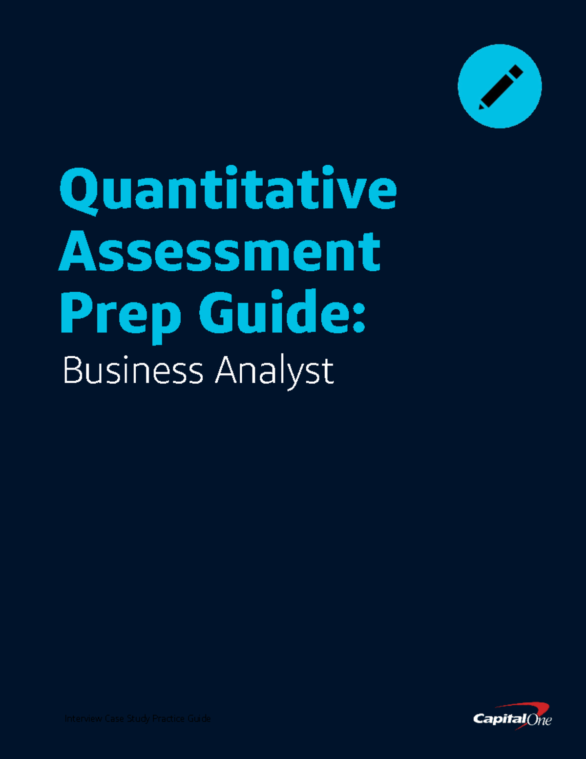 BA Quantitative Assessment Interview Case Study Practice Guide - Studocu
