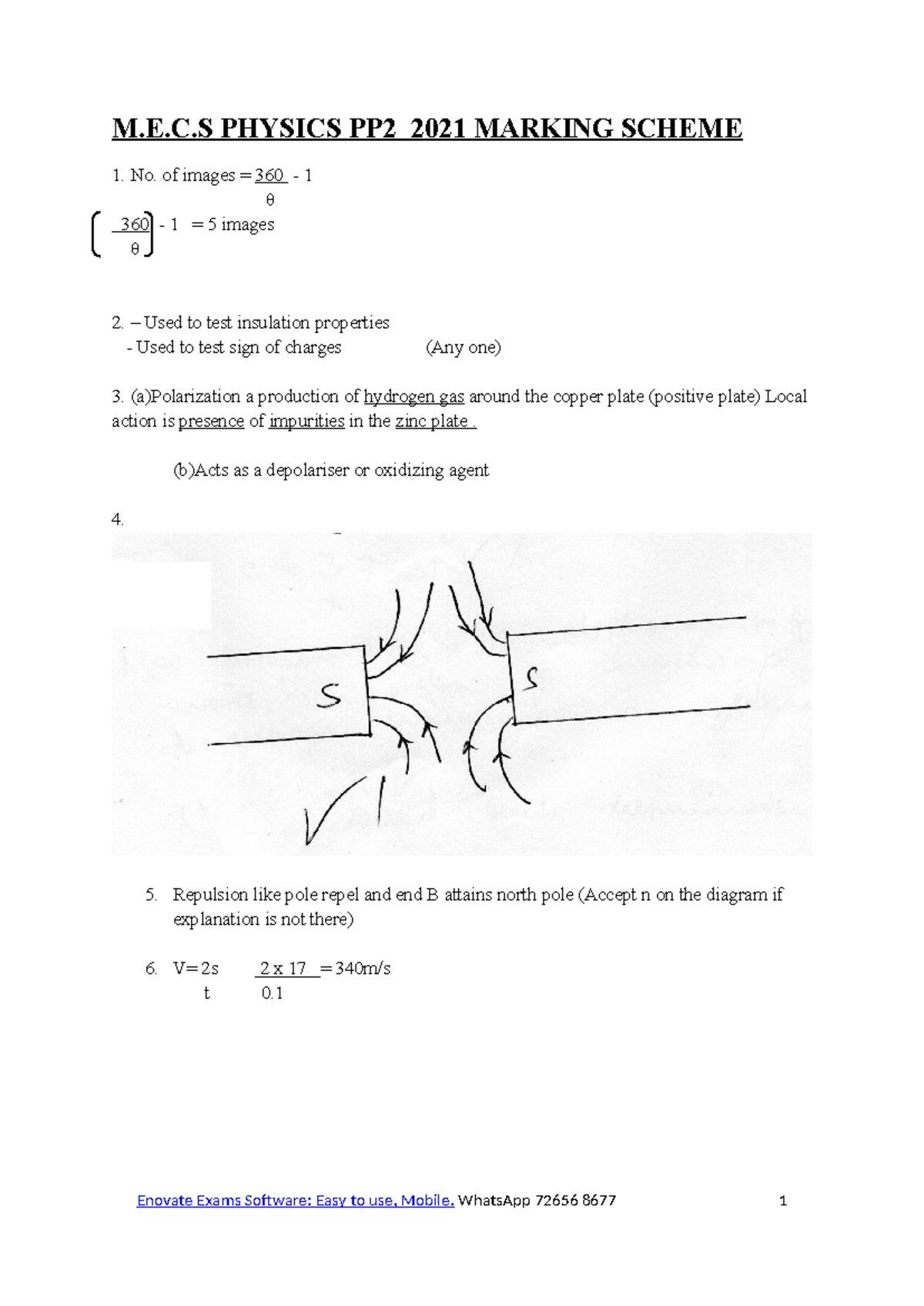 232-2 Marking Scheme Muranga Extra County Schools - M.E.C PHYSICS PP2 ...