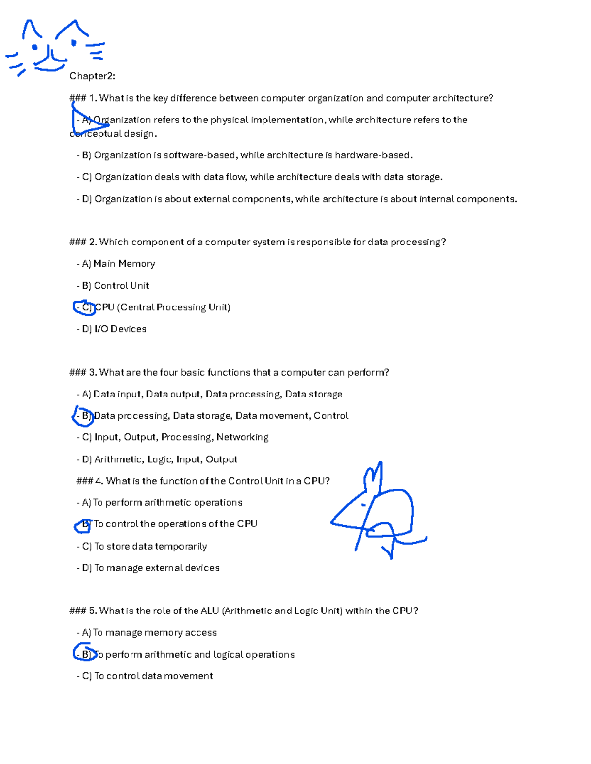 Chapter 2: Key Differences in Computer Organization & Architecture ...