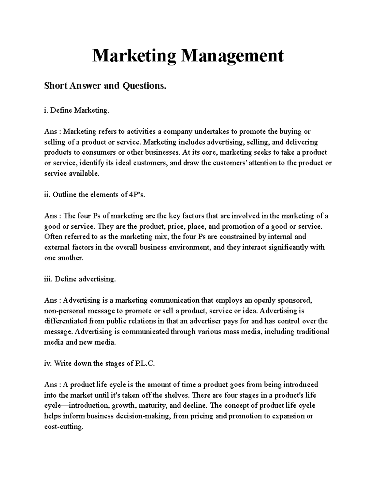 Marketing Management: Key Concepts and Strategies for Effective Success ...