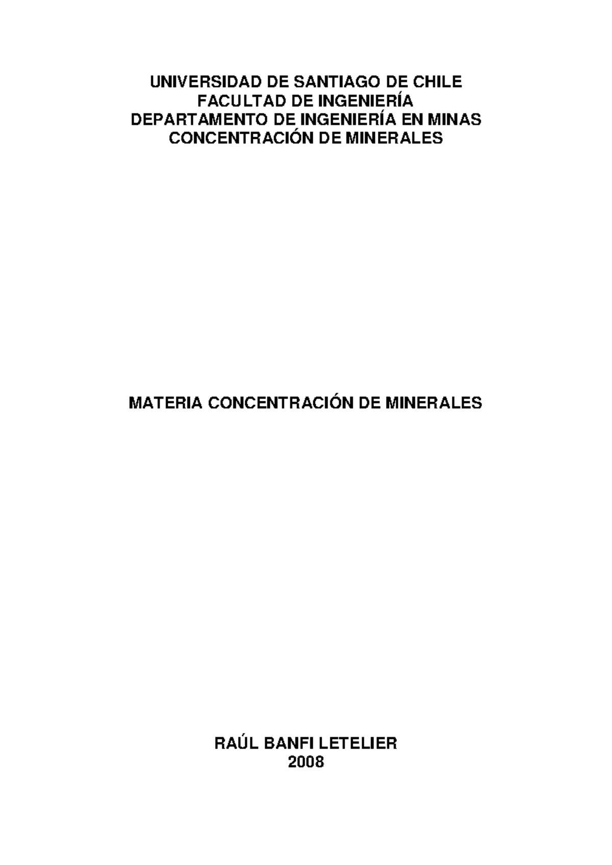Introducción al Muestreo de Minerales - Marco Antonio Alfaro (2002 ...