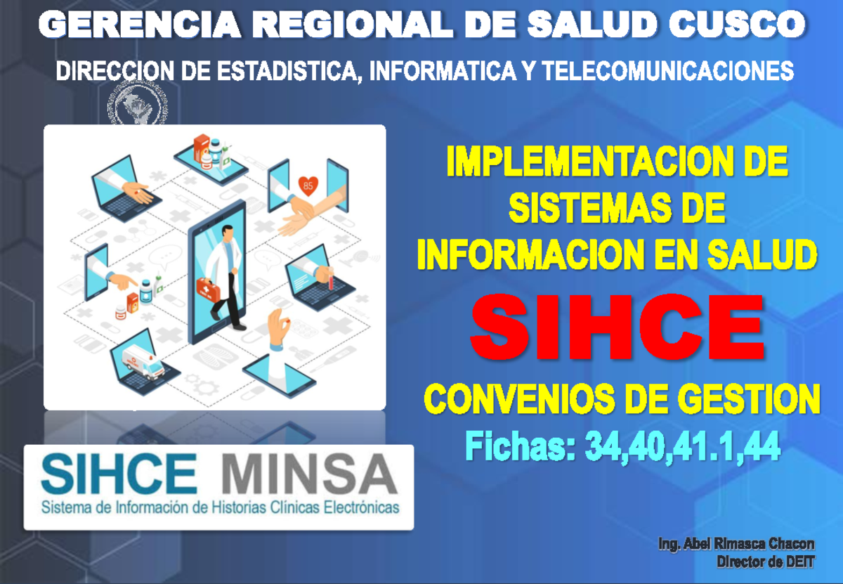 Gestión de Atenciones en el SIHCE del MINSA: Hitos y Plazos 2026 - Studocu