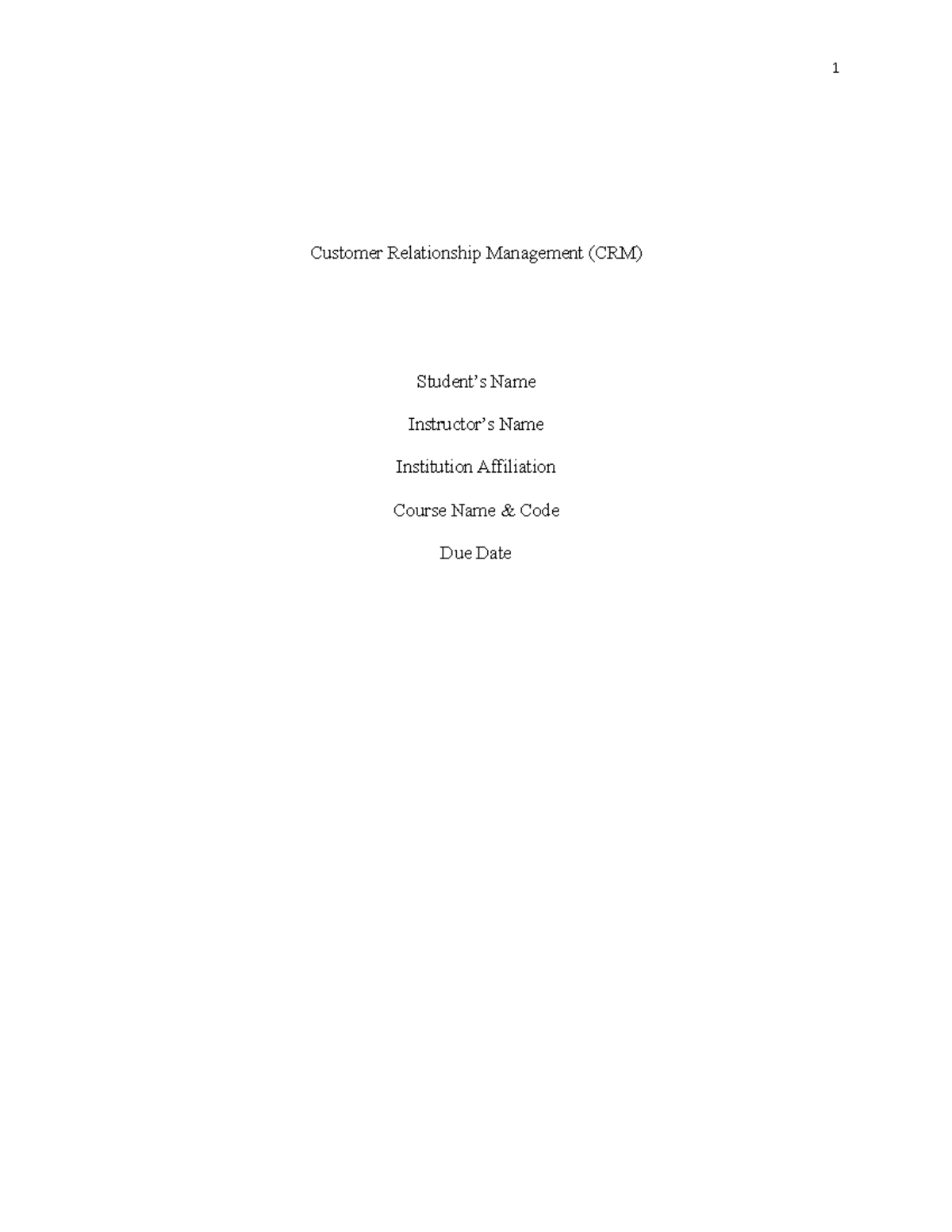 CRM: Principles, Practices, and Technology for Effective Management ...