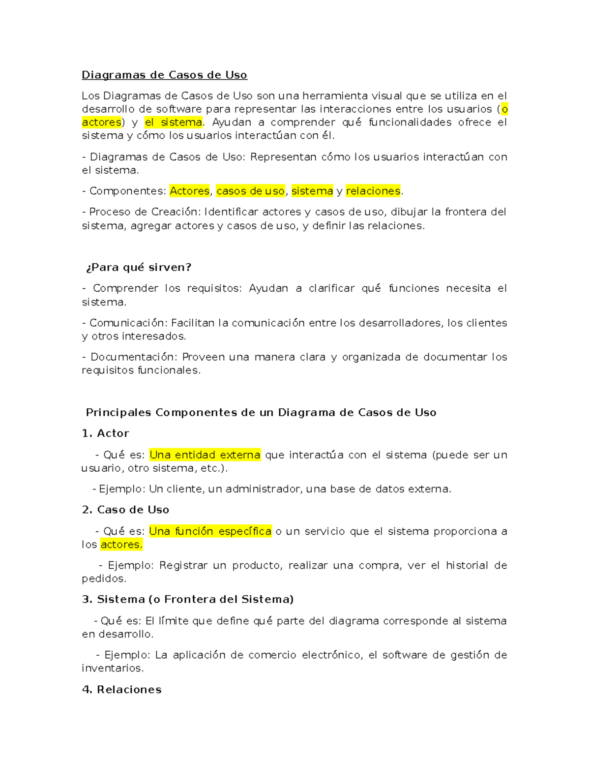 Ejemplos de Diagramas de Casos de Uso en Desarrollo de Software - Studocu