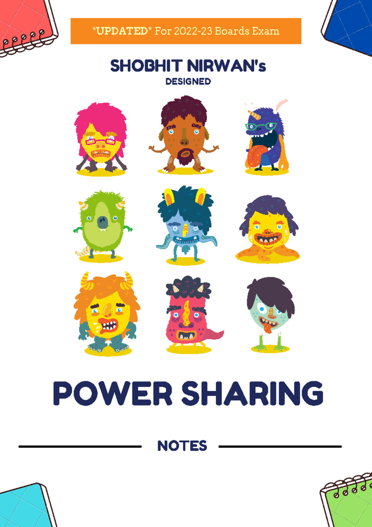Power Sharing Notes for Class 10 - Shobhit Nirwan 2022-23 - Studocu