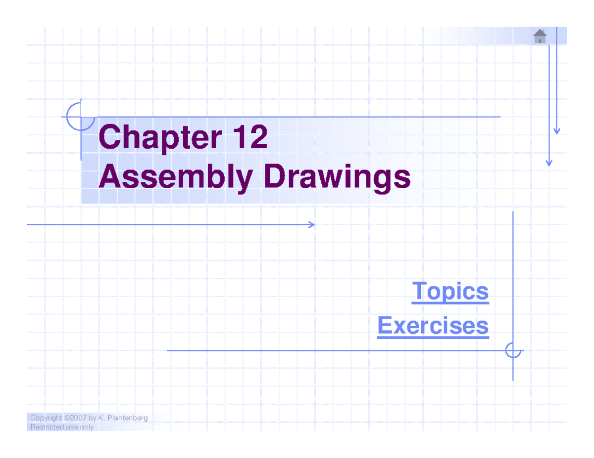 Assembly Drawings: Chapter 12 Topics & Exercises (ENGR 2026) - Studocu