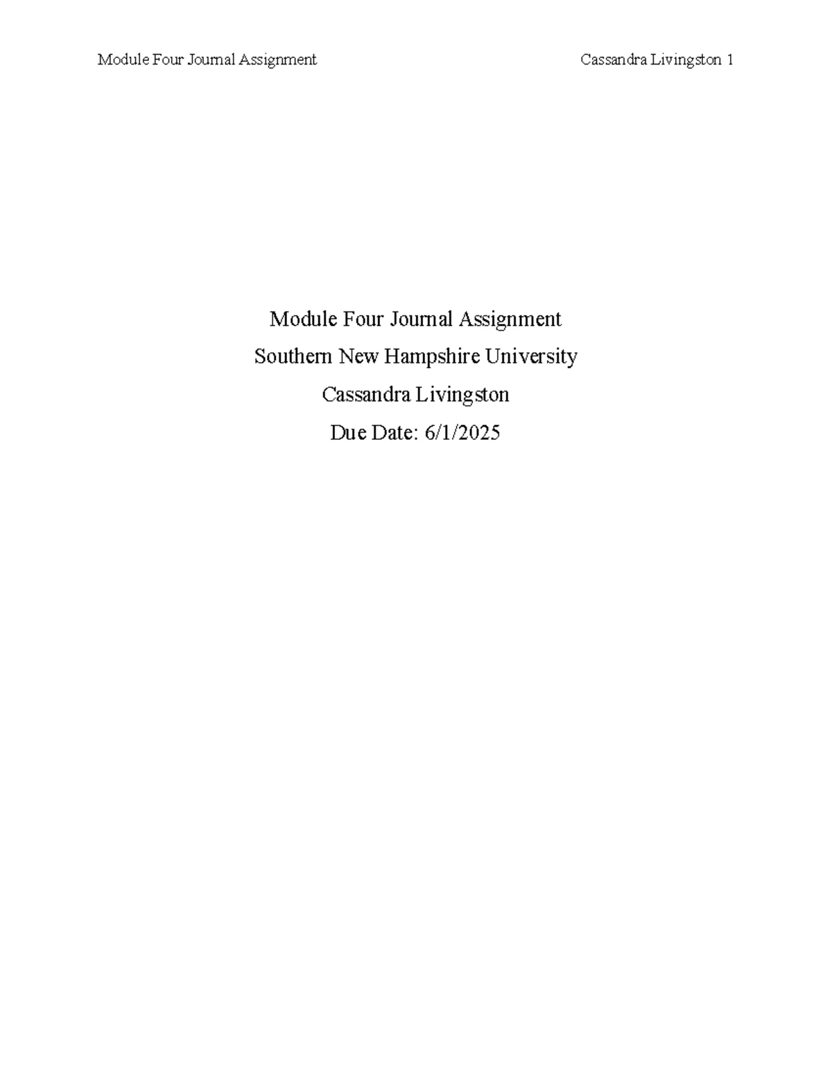 BUS 210 Module 1 Leadership Reflection Journal - Studocu